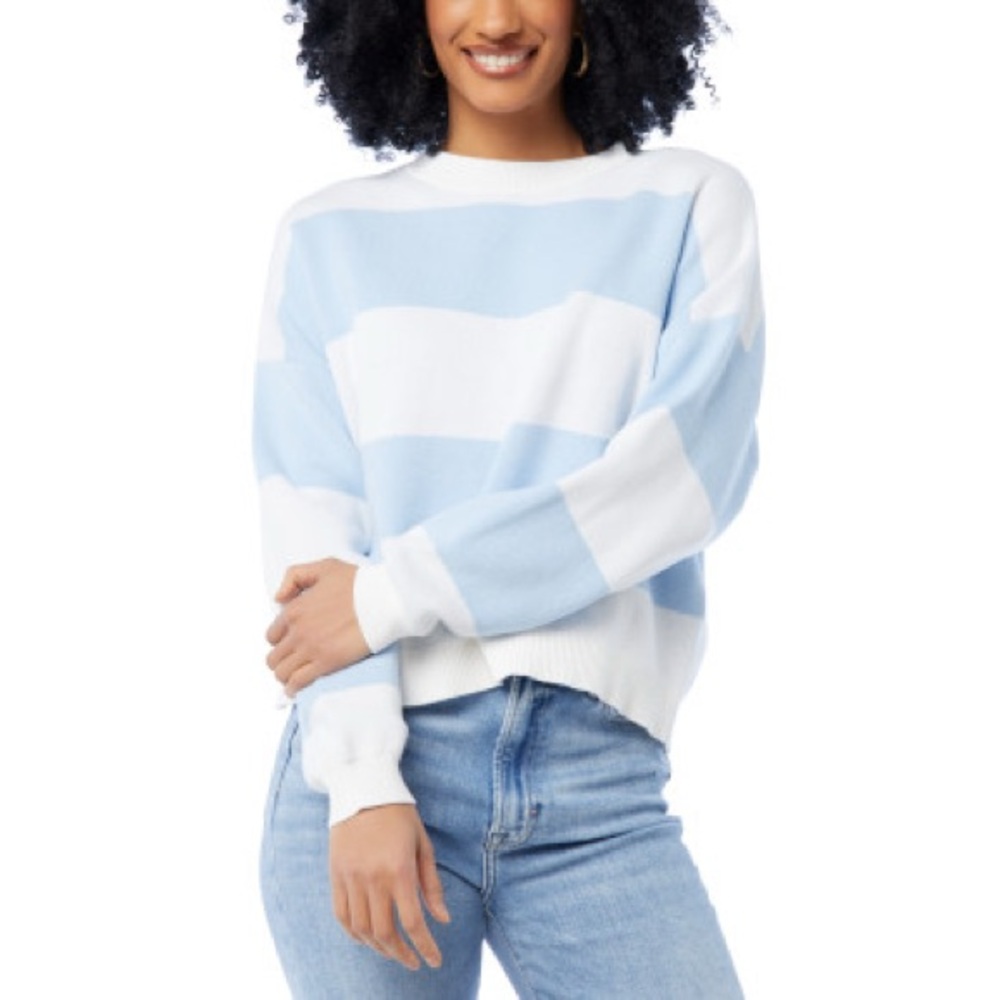 Super cute blue and white Vigoss sweater